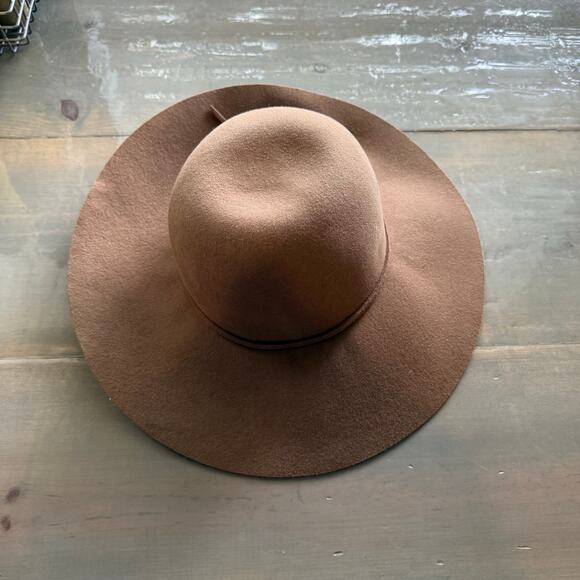 San Diego Hat Company Tan Wool Felt Wide Brim Rancher Hat Adjustable main image 9